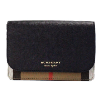Burberry Hampshire canvas black derby crossbody bag bargain pyramid.com