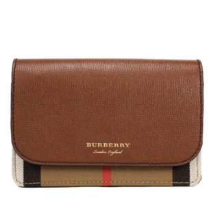 Burberry Hampshire tan derby leather crossbody bag bargain pyramid.com