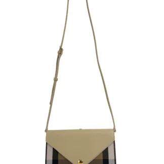 BURBERRY Hannah Coca Leather Crossbody Bag