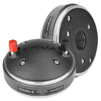 PRV AUDIO – 1″ Exit Comp. Driver – 120W Program Power – 1.5″ VC – Bolt On (D260My-B)