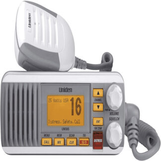 UNIDEN 25 WATT FIXED MOUNT WHITE MARINE RADIO