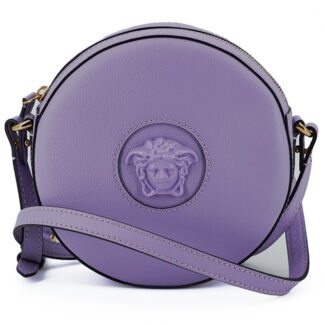 versace purple round shoulder bag bargain pyramid.com