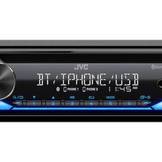 JVC SINGLE DIN AM/FM/CD BT USB KDTD72BT