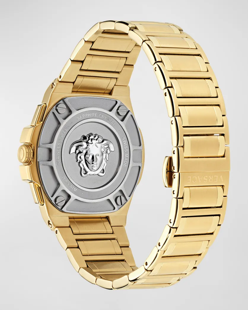 Versace Chronograph Yellow Gold VEZ900421 - Image 3
